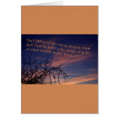 Psalm 27:1 at Dawn (Front)