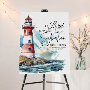 Psalm 27:1 Bible LORD is my Light and Salvation Foam Board