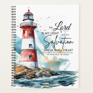 Psalm 27:1 Bible LORD is my Light and Salvation Planner