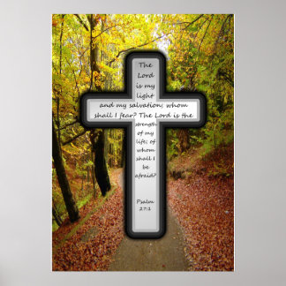 Psalm 27:1 Poster