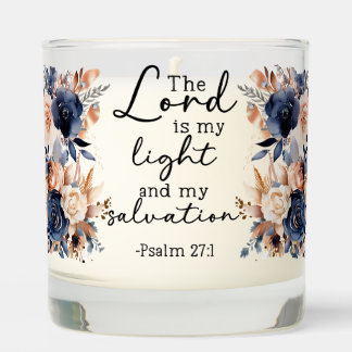 Psalm 27:1 scented candle