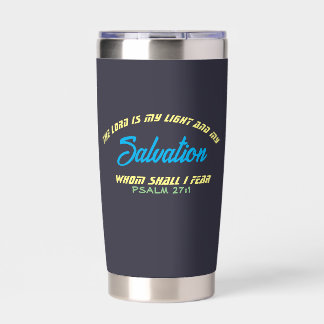 psalm 27:1  sweatshirt insulated tumbler