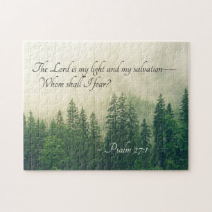 Psalm 27:1 The Lord is my light and my salvation— Jigsaw Puzzle