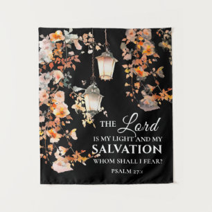 Psalm 27:1 The Lord is my Light & Salvation Bible Tapestry