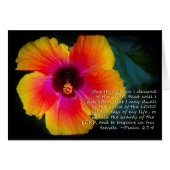 Psalm 27:4 on Black (Front Horizontal)