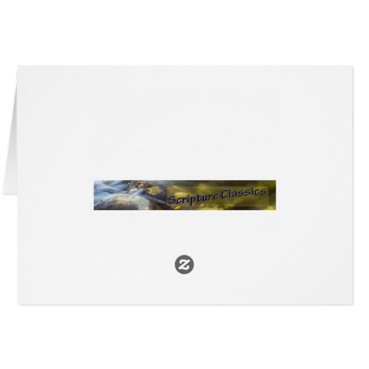 Psalm 27: 4 on White (Back Horizontal)