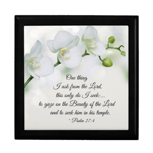 Psalm 274 One thing I ask from the Lord Bible Gift Box