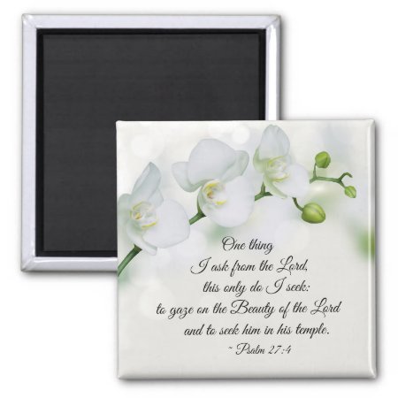 Psalm 27:4 One Thing I Ask From The Lord, Bible Magnet