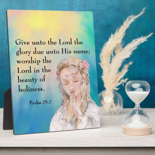 Psalm 292    plaque