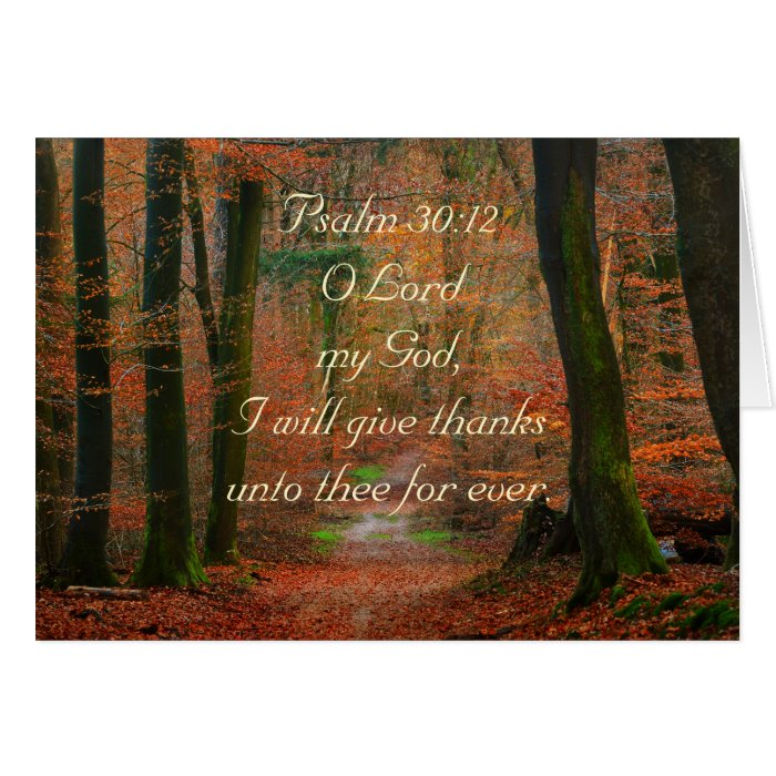 psalm-30-12-give-thanks-to-the-lord-greeting-card-zazzle