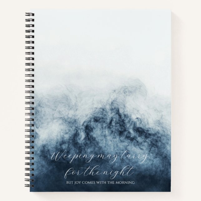 Psalm 30:5 Bible Study Custom  Notebook (Front)
