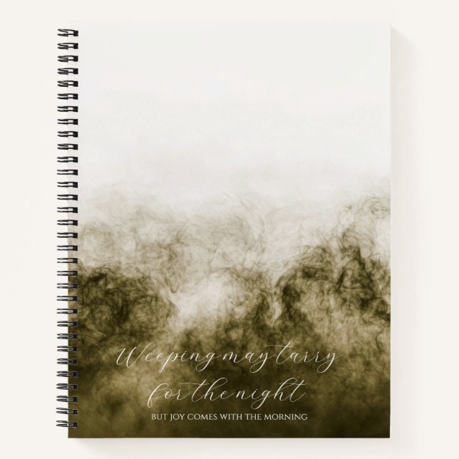 Psalm 30:5 Bible Study Custom  Notebook (Front)