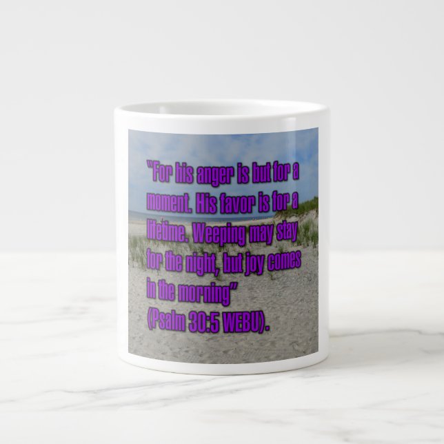 Psalm 30:5 WEBU Mug (Front)