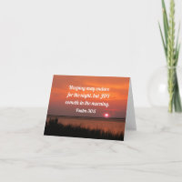 Psalm 30:5 Weeping may endure for the night