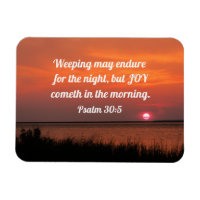 Psalm 30:5 Weeping may endure for the night