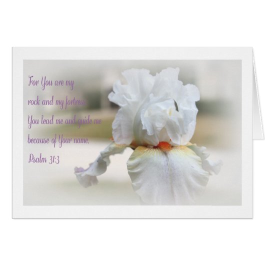 Psalm 31:3 cards (Front Horizontal)
