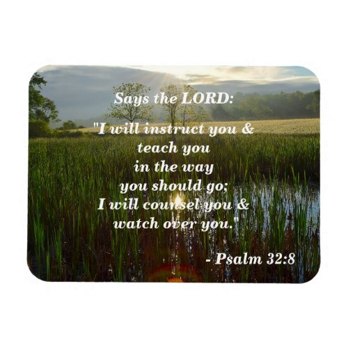 Psalm 328 I will Teach You  Magnet