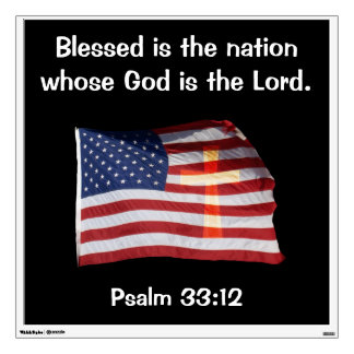 Psalm 33:12 Wall Decal