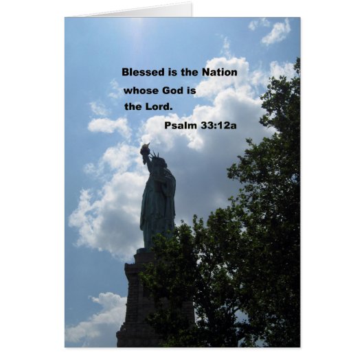 Psalm 33:12a cards (Front)