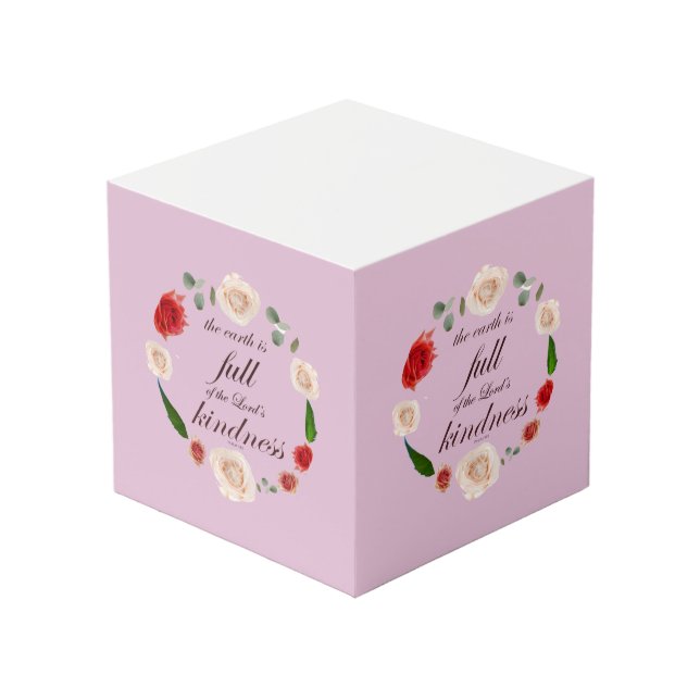 psalm 33 full kindness cube (Front Angled)