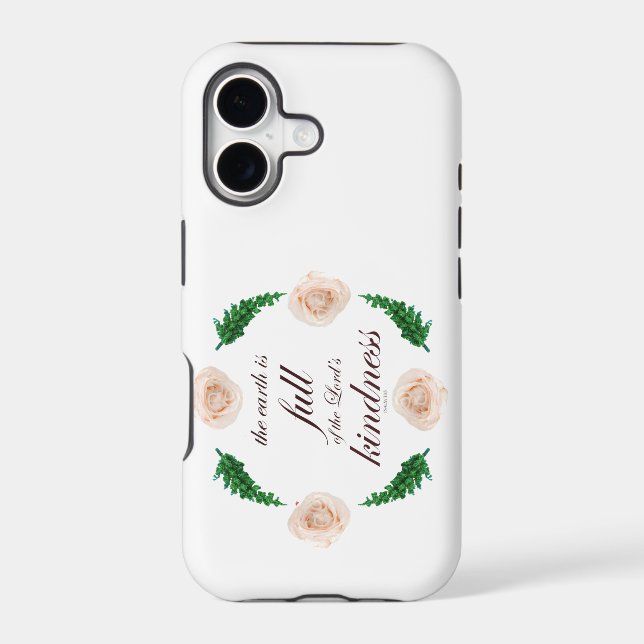 psalm 33 full kindness iphone case (Back)
