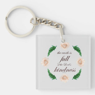 psalm 33 full kindness keychain