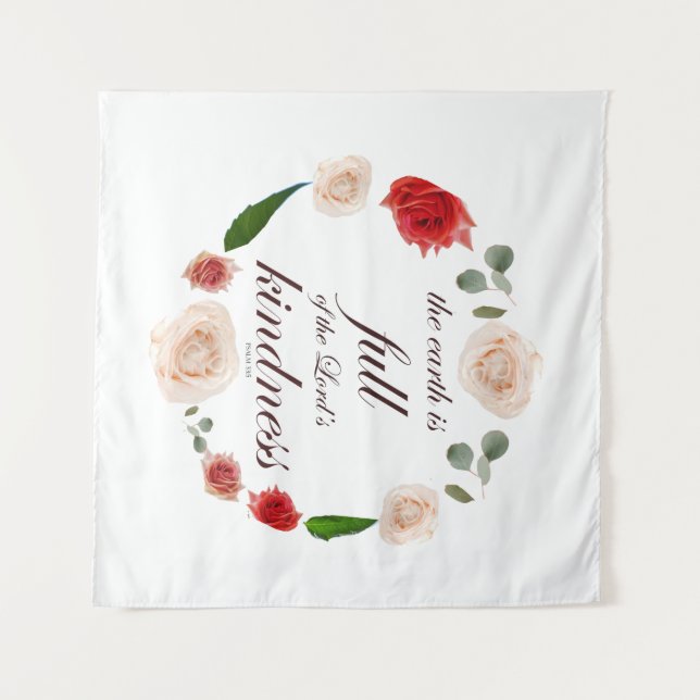 psalm 33 full kindness tapestry (Front (Horizontal))