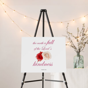 Psalm 33 – "The Earth is Full of Lord’s Kindness Foam Board
