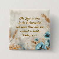 Psalm 34:18 Lord is close to brokenhearted Bible