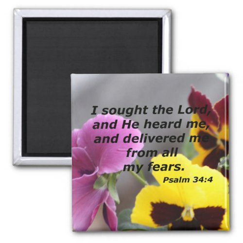 Psalm 344 magnet