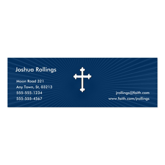 Psalm 37; 4 5   Christian Business Card