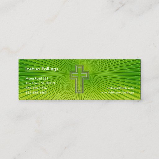 Customizable Psalm 37; 4-5 - Christian Business Card