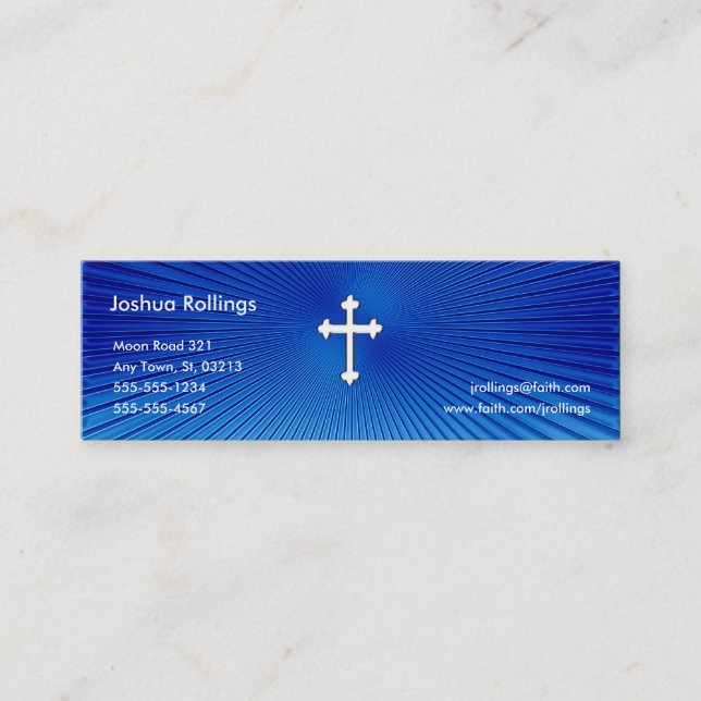 Psalm 37; 4-5 - Christian Business Card (Front)