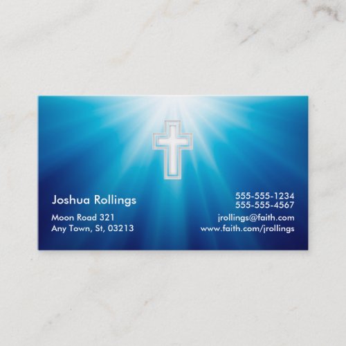 Psalm 37 4_5 _ Christian Business Card