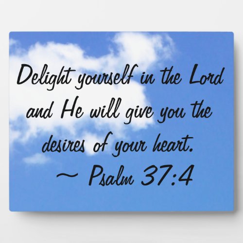 Psalm 374 plaque