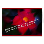 Psalm 37:4 Red Background (Front Horizontal)