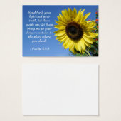 Psalm 43 - Inspirational Quotes - Wallet Card (Front & Back)