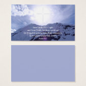 Psalm 43 Inspirational Wallet Cards (Front & Back)