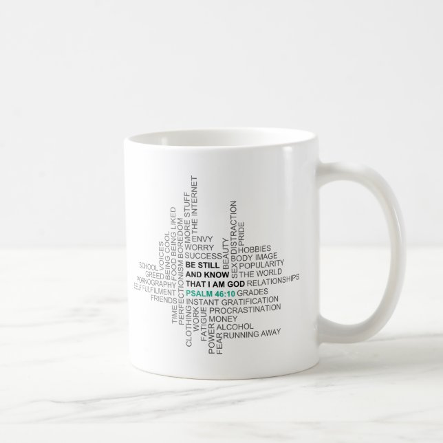 Psalm 46:10 Be Still and Know Coffee Mug (Right)