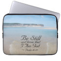 Psalm 46:10 Be Still and Know I Am God Bible Verse Computer Sleeve