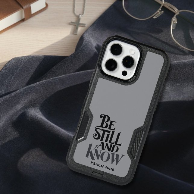 Psalm 46:10 Be Still And Know Modern  Otterbox iPhone Case (Creator Uploaded)