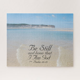Psalm 46:10 Be Still and Know that I Am God Bible Jigsaw Puzzle