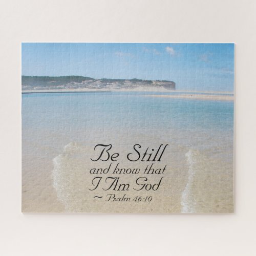 Psalm 4610 Be Still and Know that I Am God Bible Jigsaw Puzzle
