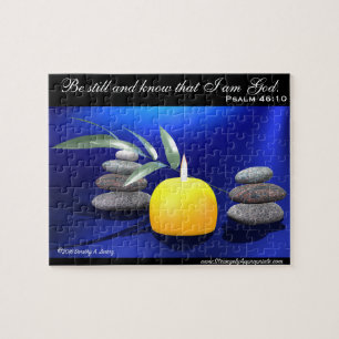 Psalm 46:10 Be still and know that I am God. Jigsaw Puzzle