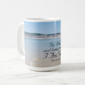 Psalm 46:10 Be Still and Know that  I Am God Ocean Coffee Mug (Front Left)