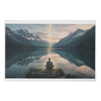 Psalm 46:10 Be Still Christian Canvas Print
