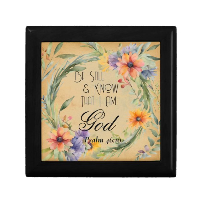 Psalm 46:10 Bible Verse Gift Box (Front)