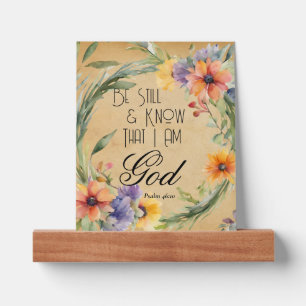 Psalm 46:10 Bible Verse Picture Ledge