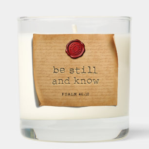 PSALM 46:10- Candle