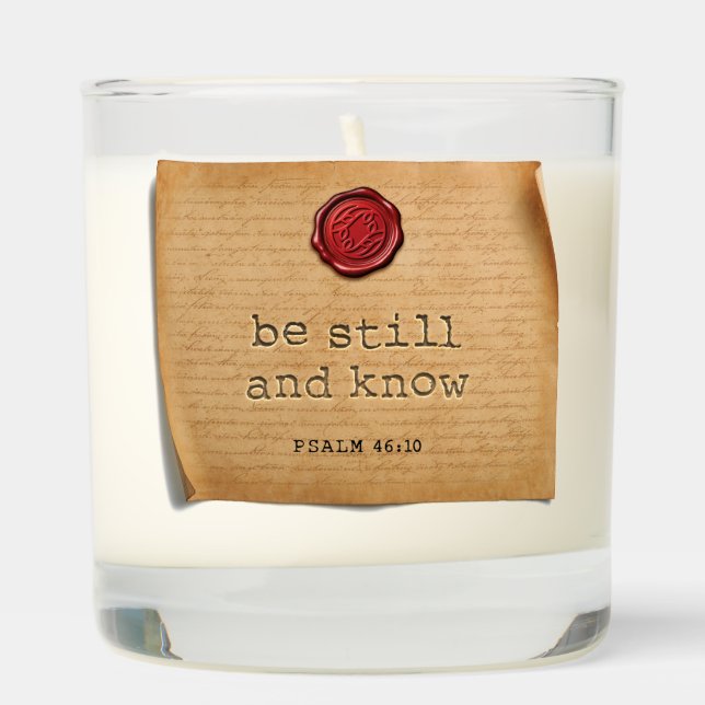 PSALM 46:10- Candle (Right)